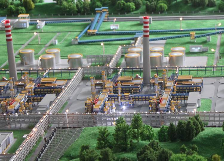 南城县石化区模型